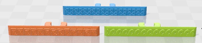 Clip on Edge Set - Dwarven Half Sized Kingdom - Pathfinder - Dungeons & Dragons -RPG- Tabletop-Terrain - 28 mm / 1"- Aether Studios