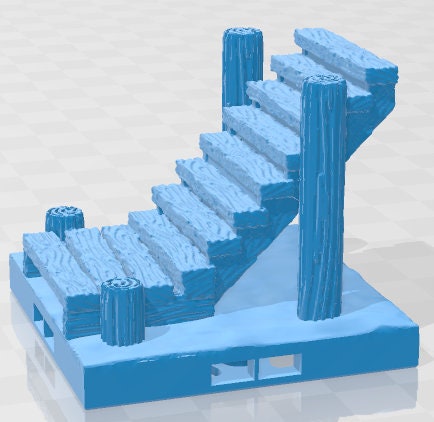 Wood Pier 2x2 Tiles - Dockyards - Pathfinder - Dungeons & Dragons -RPG- Tabletop-Terrain - 28 mm / 1"- Aether Studios