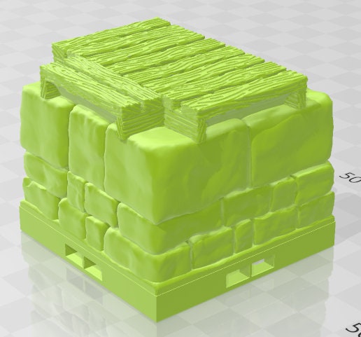 Wood Pier 2x2 Tiles - Dockyards - Pathfinder - Dungeons & Dragons -RPG- Tabletop-Terrain - 28 mm / 1"- Aether Studios