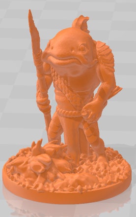 Core Murkbluut Minis - Swamp of Sorrows - Pathfinder - Dungeons & Dragons -RPG- Tabletop-Terrain - 28 mm / 1"- Aether Studios