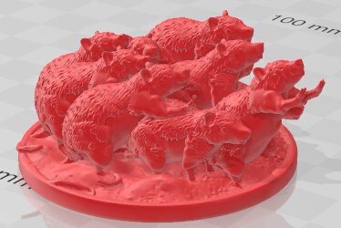 Stretch Rat Minis - Swamp of Sorrows - Pathfinder - Dungeons & Dragons -RPG- Tabletop-Terrain - 28 mm / 1"- Aether Studios