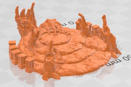 Runic Circle - Swamp of Sorrows - Pathfinder - Dungeons & Dragons -RPG- Tabletop-Terrain-28 mm / 1"- Aether Studios