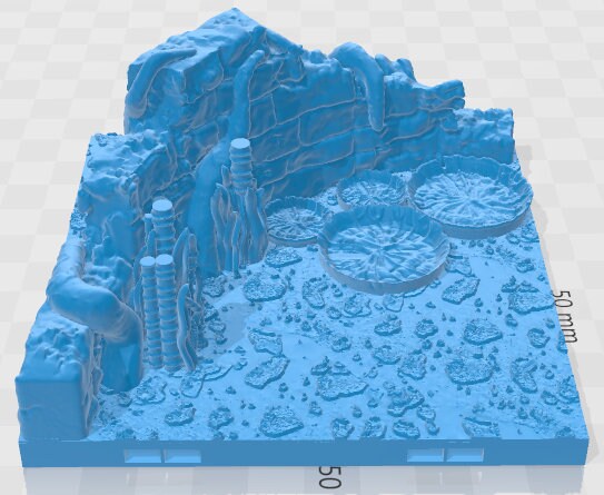 Ruined Tower Set 2 - Swamp of Sorrows - Pathfinder - Dungeons & Dragons -RPG- Tabletop-Terrain-28 mm / 1"- Aether Studios