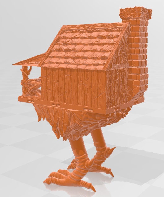 Baba Yaga Hut - Swamp of Sorrows - Pathfinder - Dungeons & Dragons -RPG- Tabletop-Terrain-28 mm / 1"- Aether Studios