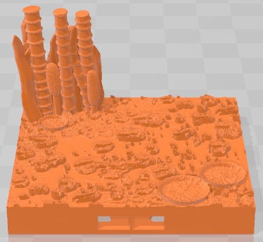 Scarlletfens Exterior Corners - Swamp of Sorrows - Pathfinder - Dungeons & Dragons -RPG- Tabletop-Terrain-28 mm / 1"- Aether Studios