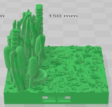 Scarlletfens Reed Walls Set 1 - Swamp of Sorrows - Pathfinder - Dungeons & Dragons -RPG- Tabletop-Terrain-28 mm / 1"- Aether Studios
