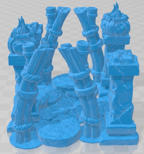 Azite Pathways - Swamp of Sorrows - Pathfinder - Dungeons & Dragons -RPG- Tabletop-Terrain-28 mm / 1"- Aether Studios