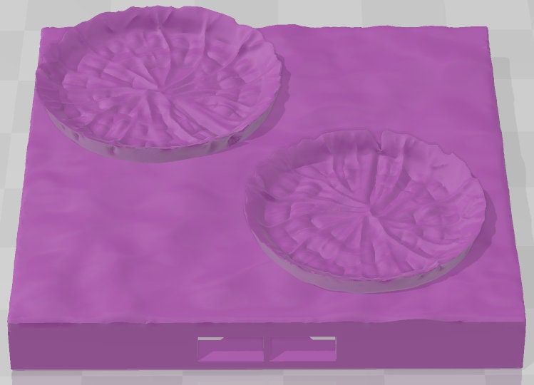 Lily Wetlands Set 1 - Swamp of Sorrows - Pathfinder - Dungeons & Dragons -RPG- Tabletop-Terrain-28 mm / 1"- Aether Studios
