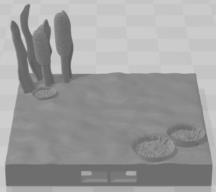 Lily Wetlands Set 3 - Swamp of Sorrows - Pathfinder - Dungeons & Dragons -RPG- Tabletop-Terrain-28 mm / 1"- Aether Studios