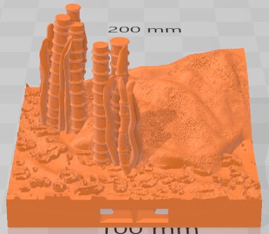 Raised Mud Corners - Swamp of Sorrows - Pathfinder - Dungeons & Dragons -RPG- Tabletop-Terrain-28 mm / 1"- Aether Studios