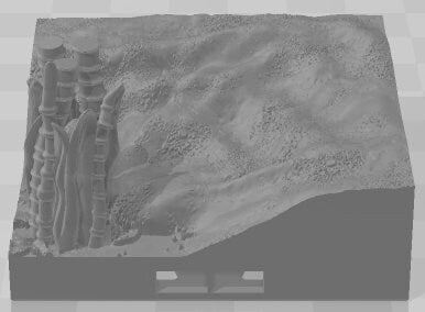 Raised Mud Corners - Swamp of Sorrows - Pathfinder - Dungeons & Dragons -RPG- Tabletop-Terrain-28 mm / 1"- Aether Studios