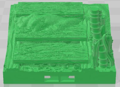 Raised Mud Slopes Set 2 - Swamp of Sorrows - Pathfinder - Dungeons & Dragons -RPG- Tabletop-Terrain-28 mm / 1"- Aether Studios