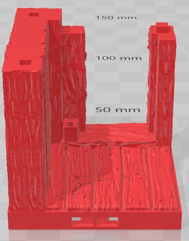 Swamp Shack Cracked 2x2 Tiles Set 1 - Swamp of Sorrows - Pathfinder - Dungeons & Dragons -RPG- Tabletop-Terrain-28 mm / 1"- Aether Studios