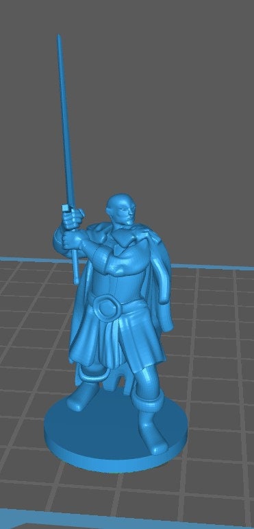 Mountain Barbarian Mini - DND - Pathfinder - Dungeons & Dragons - RPG - Tabletop - mz4250- Miniature-28mm-1"Scale