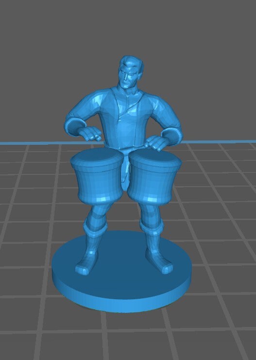 Human Bard Mini - DND - Pathfinder - Dungeons & Dragons - RPG - Tabletop - mz4250- Miniature-28mm-1"Scale