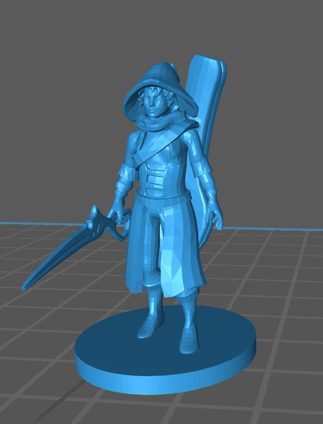 Undead Bard Mini - DND - Pathfinder - Dungeons & Dragons - RPG - Tabletop - mz4250- Miniature-28mm-1"Scale