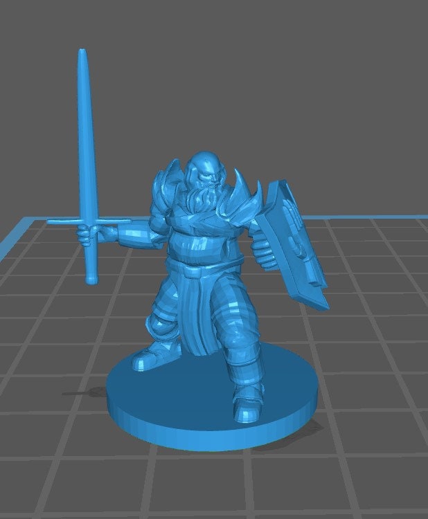 Human Cleric Minis Pack 1 - DND - Pathfinder - Dungeons & Dragons - RPG - Tabletop - mz4250- Miniature - 28 mm - 1" Scale