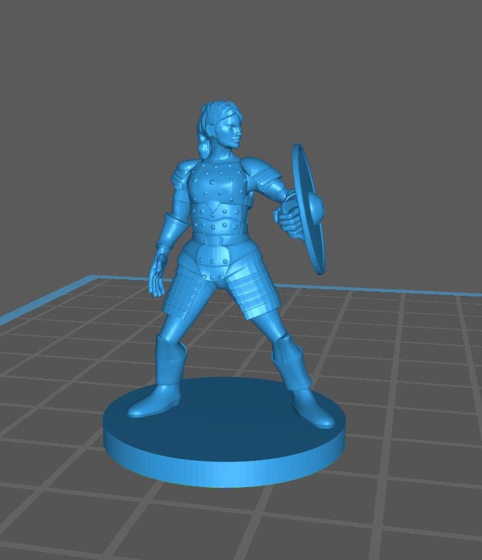 Human Cleric Minis Pack 1 - DND - Pathfinder - Dungeons & Dragons - RPG - Tabletop - mz4250- Miniature - 28 mm - 1" Scale