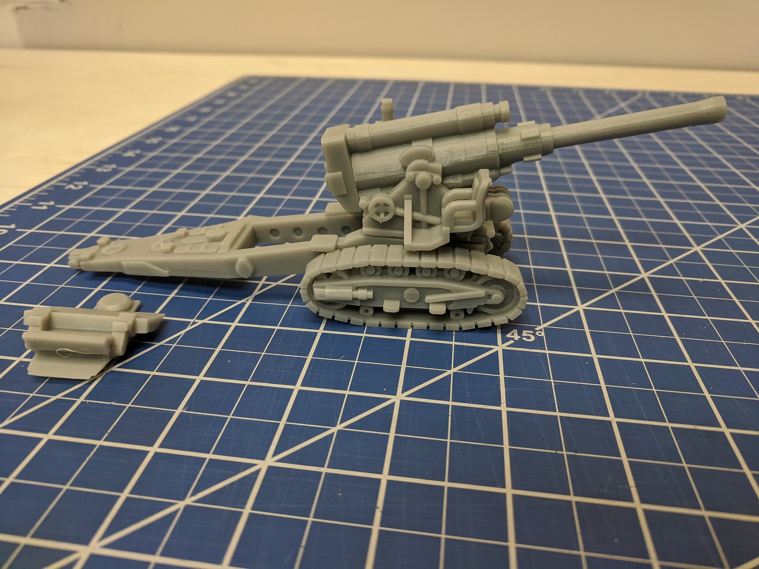 Soviet B-4 203mm howitzer - Great for Table Top War Games And Dioramas - Resin 28mm Miniatures -