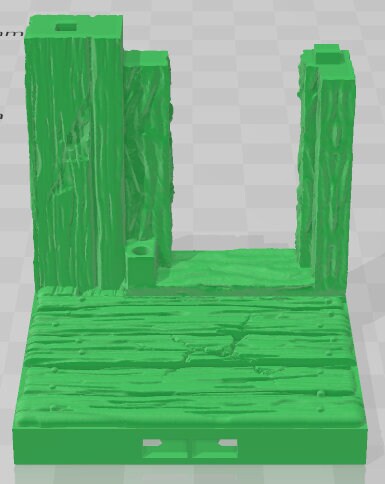Swamp Shack Mossed Walls And Floors Set 1 - Swamp of Sorrows - Pathfinder - Dungeons & Dragons -RPG- Tabletop-Terrain-28 mm/1-AetherStudios