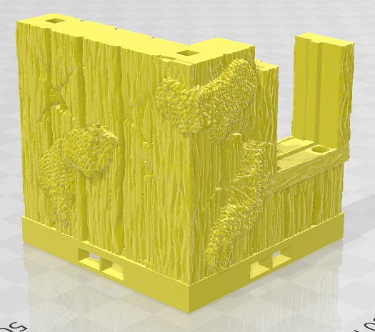 Swamp Shack Mossed Walls And Floors Set 1 - Swamp of Sorrows - Pathfinder - Dungeons & Dragons -RPG- Tabletop-Terrain-28 mm/1-AetherStudios