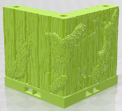 Swamp Shack Mossed Walls And Floors Set 1 - Swamp of Sorrows - Pathfinder - Dungeons & Dragons -RPG- Tabletop-Terrain-28 mm/1-AetherStudios