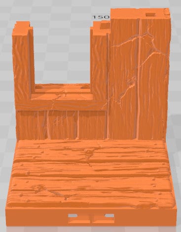 Swamp Shack Mossed Walls And Floors Set 2 - Swamp of Sorrows - Pathfinder - Dungeons & Dragons -RPG- Tabletop-Terrain-28 mm/1-AetherStudios