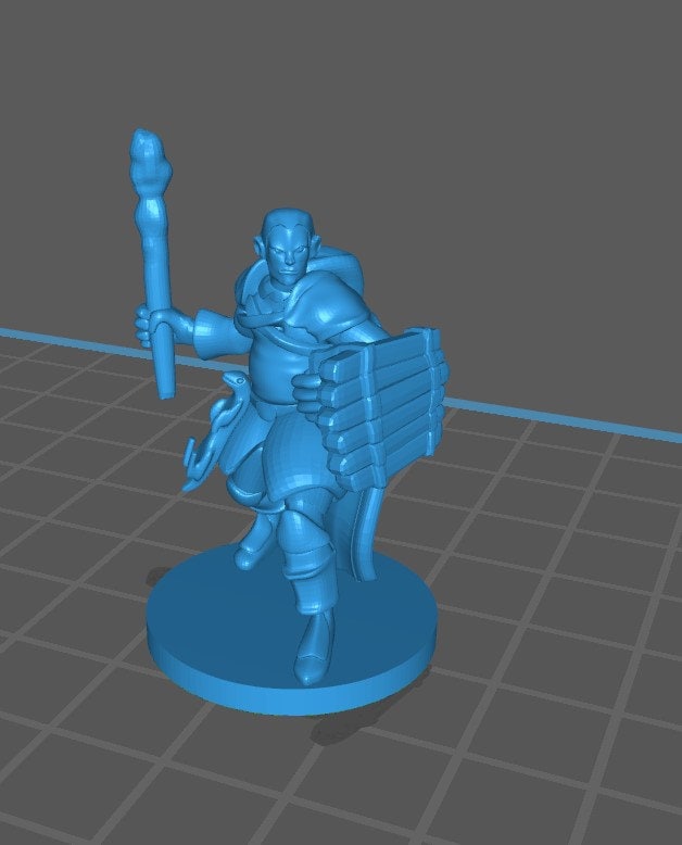 Human Druids Mini - DND - Pathfinder - Dungeons & Dragons - RPG - Tabletop - mz4250- Miniature-28mm-1"Scale