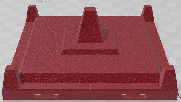 Pharaoh 5 Pillars And Floors Set 2 - Pharaoh -Pathfinder-Dungeons&Dragons-RPG-Tabletop-Terrain-28mm-AetherStudios
