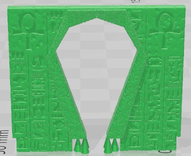 Pharaoh 5 Slot Walls And Corners Set 1 - Pharaoh -Pathfinder-Dungeons&Dragons-RPG-Tabletop-Terrain-28mm-AetherStudios