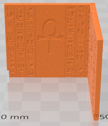 Pharaoh 5 Slot Walls And Corners Set 1 - Pharaoh -Pathfinder-Dungeons&Dragons-RPG-Tabletop-Terrain-28mm-AetherStudios