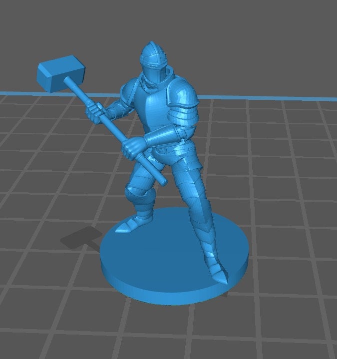 Human Fighter Mini Pack 1 - DND - Pathfinder - Dungeons & Dragons - RPG - Tabletop - mz4250- Miniature-28mm-1"Scale