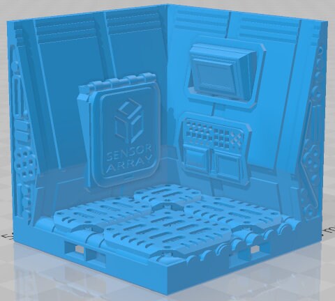 Engineering Corners - Space Ships 3 - Pathfinder - Dungeons & Dragons -RPG- Tabletop-Terrain-28 mm/1-AetherStudios