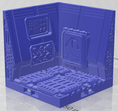 Engineering Corners - Space Ships 3 - Pathfinder - Dungeons & Dragons -RPG- Tabletop-Terrain-28 mm/1-AetherStudios