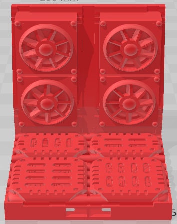 Engineering Walls Set 1 - Space Ships 3 - Pathfinder - Dungeons & Dragons -RPG- Tabletop-Terrain-28 mm/1-AetherStudios