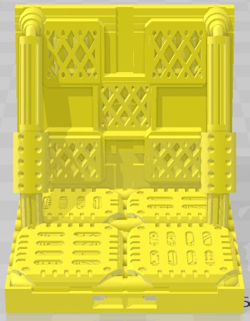 Engineering Walls Set 1 - Space Ships 3 - Pathfinder - Dungeons & Dragons -RPG- Tabletop-Terrain-28 mm/1-AetherStudios