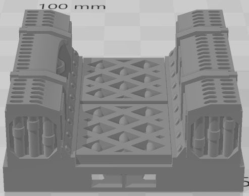 Access Corridors Set 1 - Space Ships 3 - Pathfinder - Dungeons & Dragons -RPG- Tabletop-Terrain-28 mm/1-AetherStudios