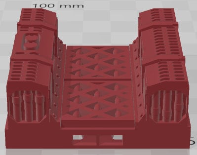 Access Corridors Set 2 - Space Ships 3 - Pathfinder - Dungeons & Dragons -RPG- Tabletop-Terrain-28 mm/1-AetherStudios