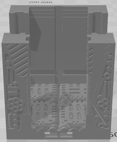 Passageways Set 4 - Space Ships 3 - Pathfinder - Dungeons & Dragons -RPG- Tabletop-Terrain-28 mm/1-AetherStudios
