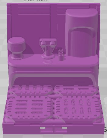 Medical Bay Tiles Set 1 - Space Ships 3 - Pathfinder - Dungeons & Dragons -RPG- Tabletop-Terrain-28 mm/1-AetherStudios