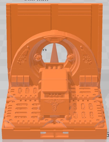 Medical Bay Tiles Set 2 - Space Ships 3 - Pathfinder - Dungeons & Dragons -RPG- Tabletop-Terrain-28 mm/1-AetherStudios