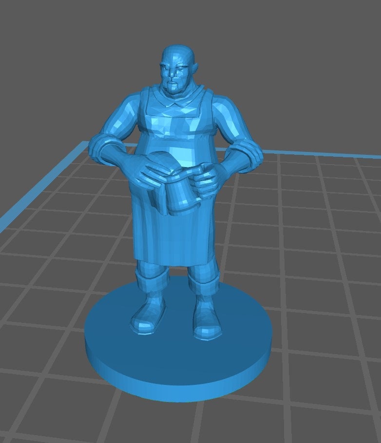 NPC's Minis Pack 1 - DND - Pathfinder - Dungeons & Dragons - RPG - Tabletop - mz4250- Miniature-28mm-1"Scale