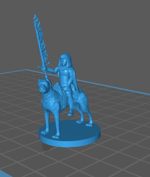 Halfling Ranger Mini - DND - Pathfinder - Dungeons & Dragons - RPG - Tabletop - mz4250- Miniature-28mm-1"Scale