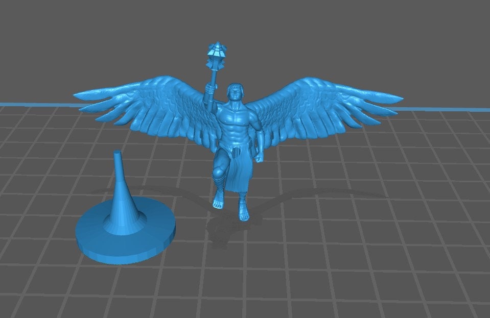 Deva Mini - DND - Pathfinder - Dungeons & Dragons - RPG - Tabletop - mz4250- Miniature-28mm-1"Scale