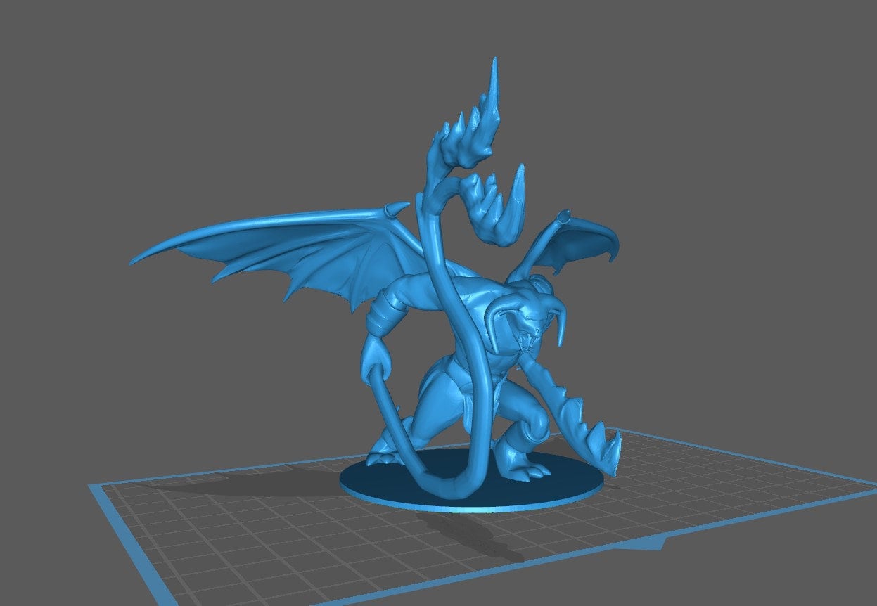 Demon Balor / Belaphoss Mini - DND - Pathfinder - Dungeons & Dragons - RPG - Tabletop - mz4250- Miniature-28mm-1"Scale