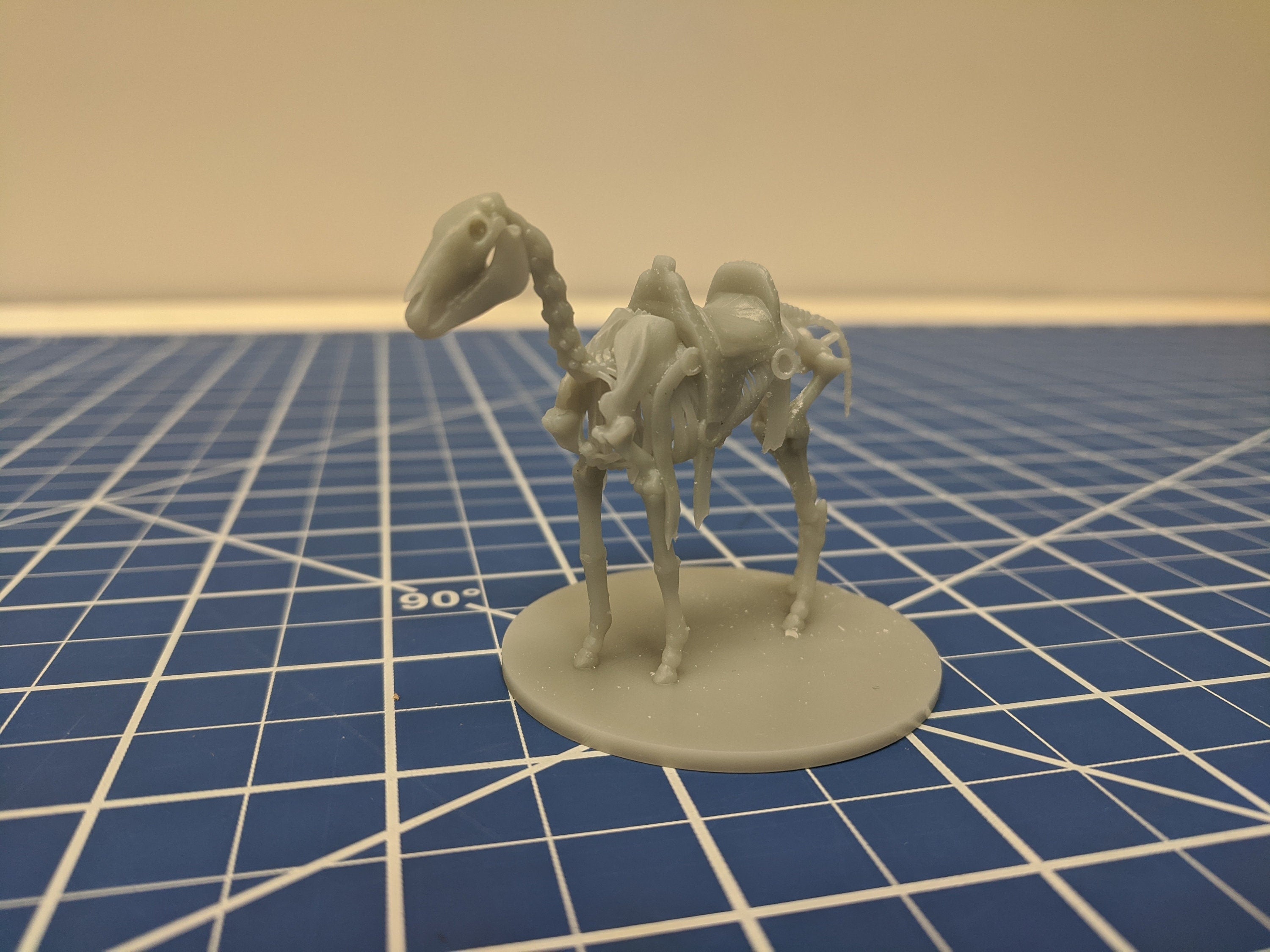 Skeleton Warhorse Mini - DND - Pathfinder - Dungeons & Dragons - RPG - Tabletop - mz4250- Miniature-28mm-1"Scale