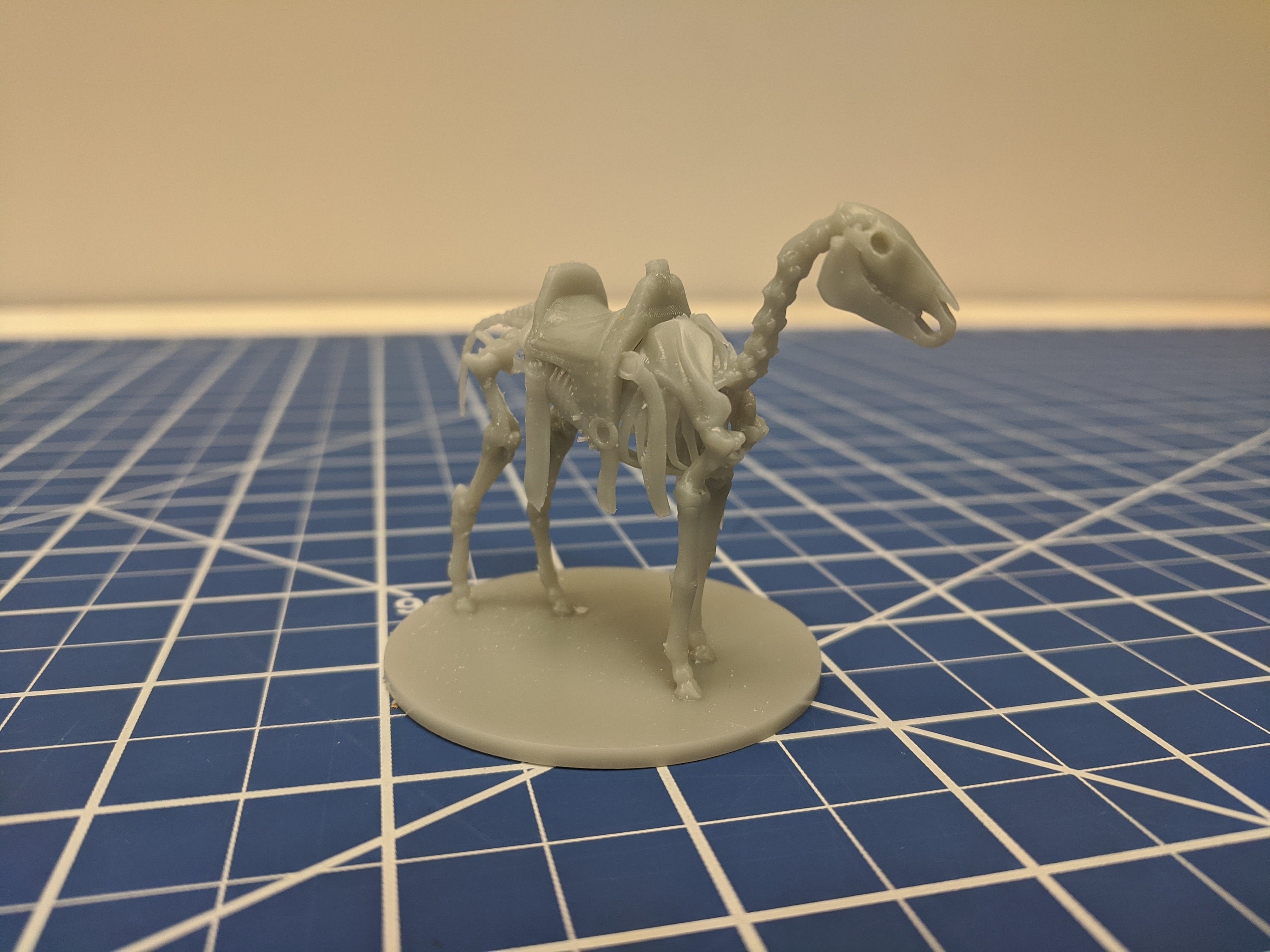 Skeleton Warhorse Mini - DND - Pathfinder - Dungeons & Dragons - RPG - Tabletop - mz4250- Miniature-28mm-1"Scale