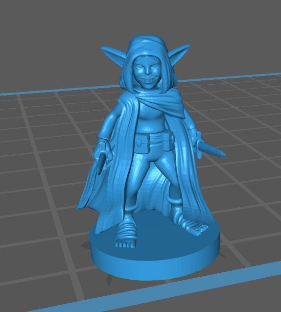 Goblin Rogue Mini - DND - Pathfinder - Dungeons & Dragons - RPG - Tabletop - mz4250- Miniature-28mm-1"Scale