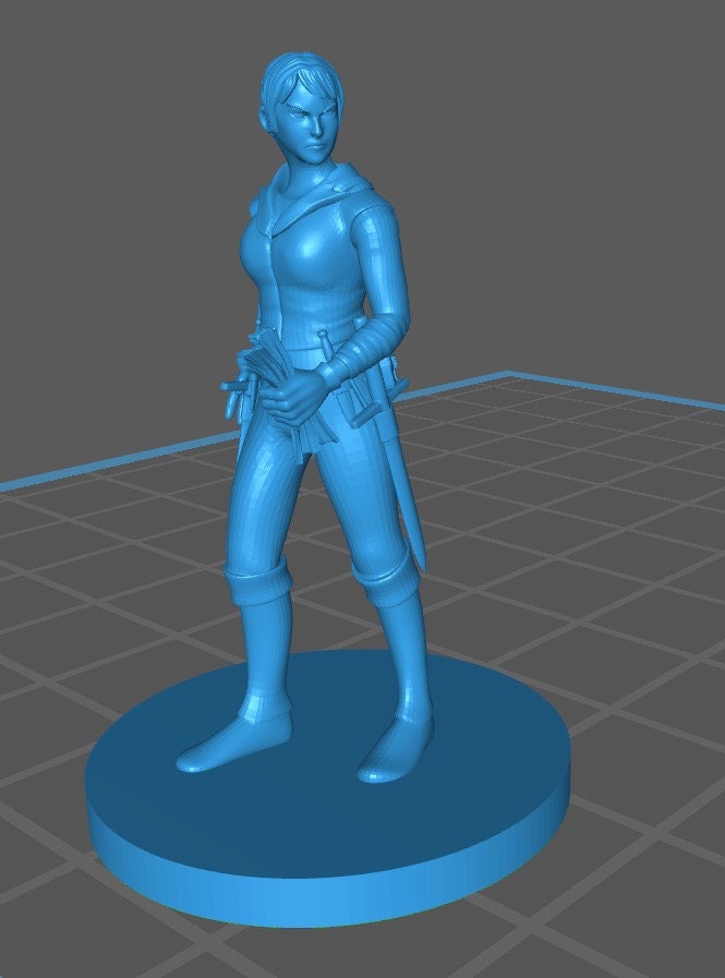 Human Rogue Mini Pack 1 - DND - Pathfinder - Dungeons & Dragons - RPG - Tabletop - mz4250- Miniature-28mm-1"Scale