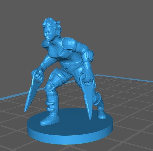 Human Rogue Mini Pack 1 - DND - Pathfinder - Dungeons & Dragons - RPG - Tabletop - mz4250- Miniature-28mm-1"Scale